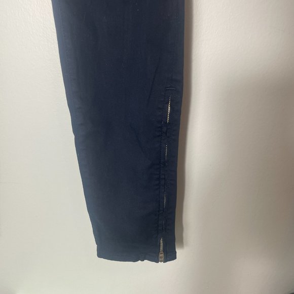 J Brand for Trilogy Navy High Rise Skinny Jeggings Size 27 Neutral Classic - Picture 6 of 11